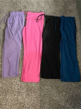 4pc Bundle XL Women’s Medical Pant Scrubs